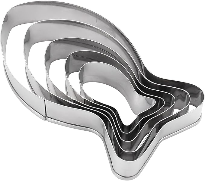 MrCookie Goldfish/Fish Cookie Cutters Stainless Steel.