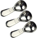 CoaGu 3pcs 15ml Coffee Scoops: Durable 18/8 Stainless Steel Tablespoons (1 Tbsp) for Precision Coffee Brewing and Baking
