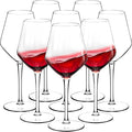 crayline Plastic Wine Glasses Set of 8(15oz) | 100% Tritan & BPA Free | Unbreakable Wine Glasses with Stem | Dishwasher Safe | Perfect For Pool, Patio, Camping, Outdoor Parties, Everyday Use.