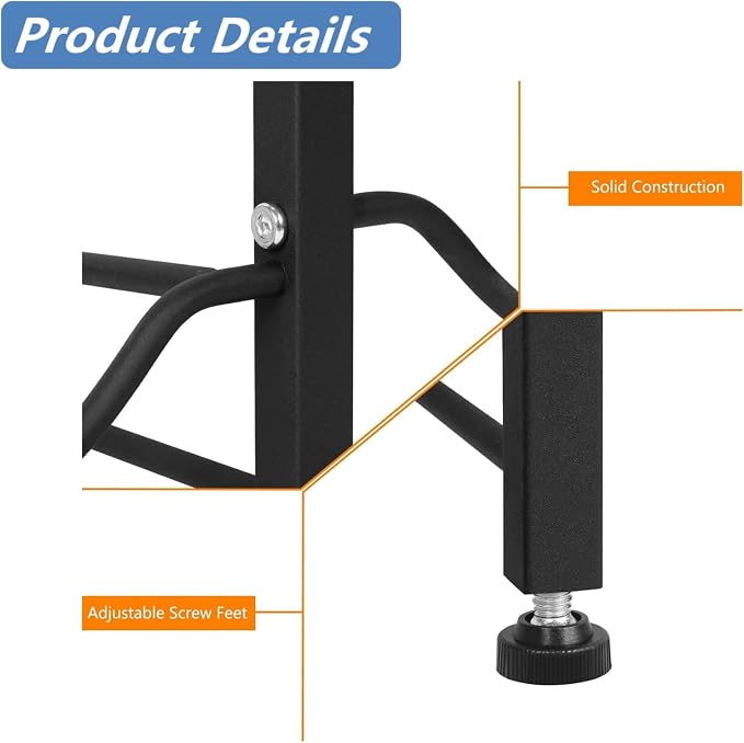LIANTRAL 5 Gallon Water Bottle Holder, 3 Tiers Black Double Row Water Rack | Heavy Duty Water Cooler Jug Rack with 6 Slots for Home Kitchen