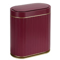 ELPHECO 2 Gallon Sensor Trash Can, Automatic Lid, Burgundy Gold | IPX5 Waterproof Bathroom Garbage Can, Slim Trash Bin, Plastic Wastebasket for Office, Bedroom and Living Room