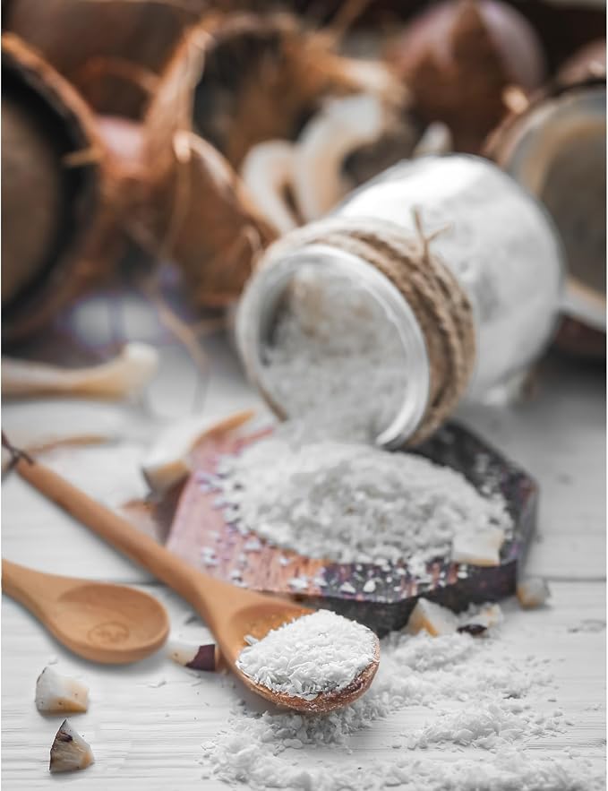 Wooden Measuring Spoons Set of 6, 10 inch, Long Handle | Beechwood, 1/8 TSP, 1/4 TSP, 1/2 TSP, 1 TSP, 1/2 tbsp & 1 tbsp, For Measuring Dry Ingredients, For Cooking Baking