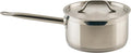 Winco 3 1/2 qt Heavy-Duty Stainless Steel Sauce Pan with Cover, 3.5 qt | Even heat distribution, Secure riveted handle, Great for Cooking, Food Preparation and Restaurant Kitchens