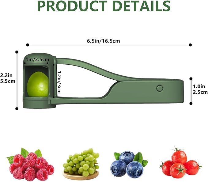 WhiteRhino Grape Cutter for Toddlers 1-3,Grape Slicer for Toddlers Grape Cutter Tool Cherry Tomato Strawberry Sandwich Cutter for Kids Lunch Accessories,Kitchen Gadget Grape Quarter