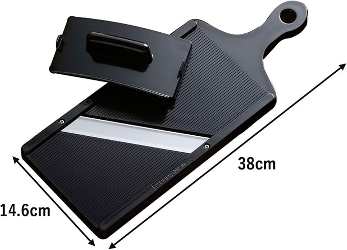 Shimomura Katsu Shop 35950 Cabbage Slicer, Wide (Made in Japan), Fluffy Julienne with 0.04 inch (1 mm) Wide, Sharp Sharp, Slice Whole Half-Ball with Holder