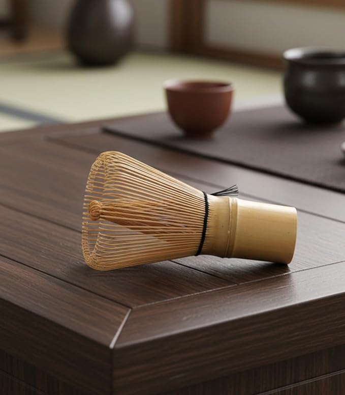 Matcha Whisk 2-Pack - Handcrafted Bamboo Chasen Set, 100-Prong Traditional Japanese Stirrer for Authentic Matcha Tea Preparation