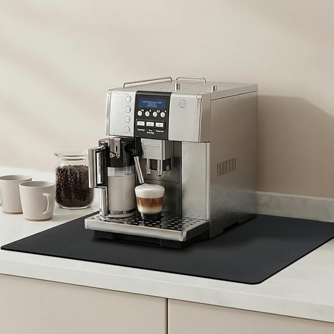 Dish Drying Mats for Kitchen Counter, Waterproof Coffee Mat for Countertop, Under Sink Mats, Coffee Bar Mat Accessories