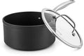 Duxtop Pro Hard Anodized Nonstick Sauce Pan with Lid 2 Quart | Induction Cooking Pot, Nonstick Coating Supports Easy Cleanup, Dishwasher & Oven Safe