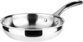 Duxtop Whole-Clad Tri-Ply Stainless Steel Stir-Fry Pan Kitchen Induction Cookware 8 Inches | Whole Clad Stainless Steel Wok Pan for Stir Fry, Sautéing and Quick Meals