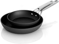 MsMk 8 inch and 10 inch Non Stick Frying Pan Set, PFOA & PTFE & PFAS Free | Non Toxic, Even Heating, Easy Clean, Dishwasher & Oven Safe, suitable for gas & electric & induction stoves, Stainless Steel