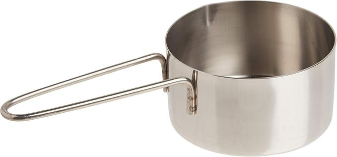 American Metalcraft MCW75 3/4 Stainless Steel Measuring Cup, 3/4-Cup, Silver (Pack of 3)