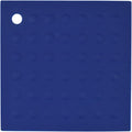 Lamson Silicone Trivet, 7 x 7 in Square Pot Holder and Jar Opener, Blue | Rated to 450F; non-slip both faces; opens stuck lids; BPA free and dishwasher safe; also in black and jumbo