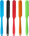 5 Pcs Silicone Jar Spatulas,Sourdough Spatula with Long Handle,Cake Cream Butter Spatulas(5 Pcs)