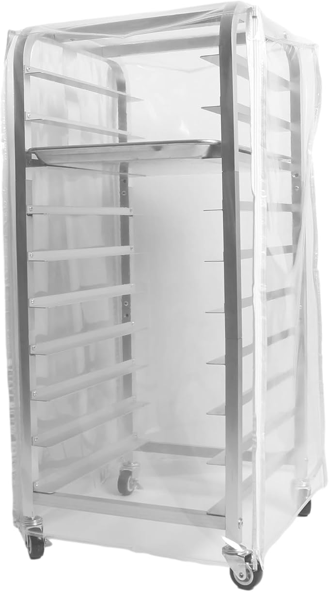 lopeztek 10-Tier Bakery Rack Exclusive Dustproof Cover, Non-Generic | Only Fits Lopeztek 10-Tier Quarter & Half Sheet Pan Rack