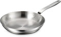 Tramontina Tempo Tri-Ply Base Stainless Steel 10-Inch Frying Pan | Induction-Ready Skillet, Oven-Safe, Dishwasher-Safe