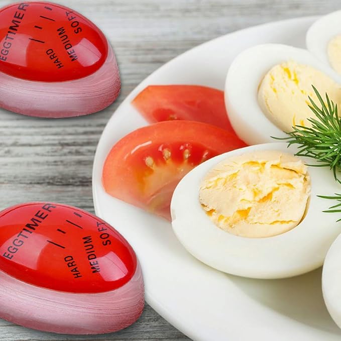 Lasubst Egg Timer for Boiling Eggs that Changes Color When Done, Classic