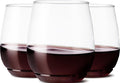 TOSSWARE POP 14oz Vino SET OF 24, Premium Quality, Recyclable, Unbreakable & Crystal Clear Plastic Wine Glasses