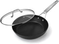 MsMk 7 Inch Small Nonstick Frying pan with Lid, Egg Omelet Skillet | Non Toxic, Even Heating, Easy Clean, Dishwasher & Oven Safe, suitable for gas & electric & induction stoves, PFOA & PFAS Free