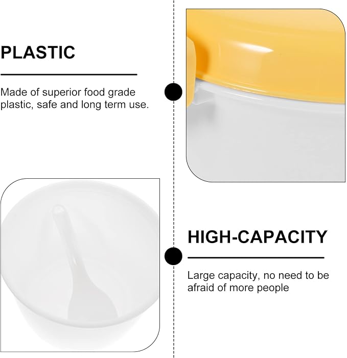 SHERCHPRY Microwave Rice Cooker 4 Cup Microwave Rice Steamer Bowl for Vegetables Noodles and Pasta Food Grade 7.87 X 7.87 X 6.10 in