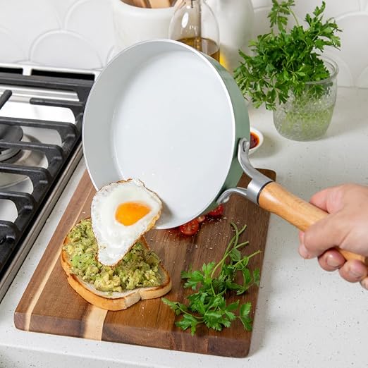 Nordic Ware Cardamom Ceramic Nonstick 8 Inch Fry Pan