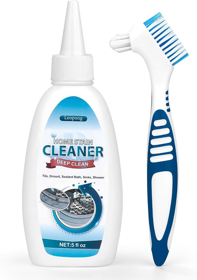 Leopong Cleaner Gel for Washer, Fridge Seal, Shower & Tile, 5 fl oz | Deep cleaning formula | Reaches narrow gaps and corners | Multi-surface household use | Easy application design