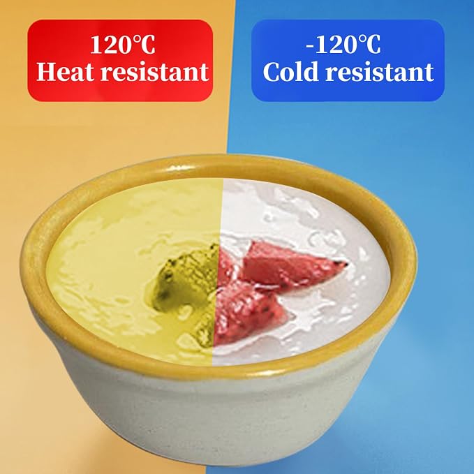 Small Earthenware Ramekins Custard Bowls, 10 Pack Mini Dipping Sauce Cups Pinch Bowl, Little Kitchen Condiment Ingredient Prep Salad Dishes, Dishwasher Microwave Freezer Safe