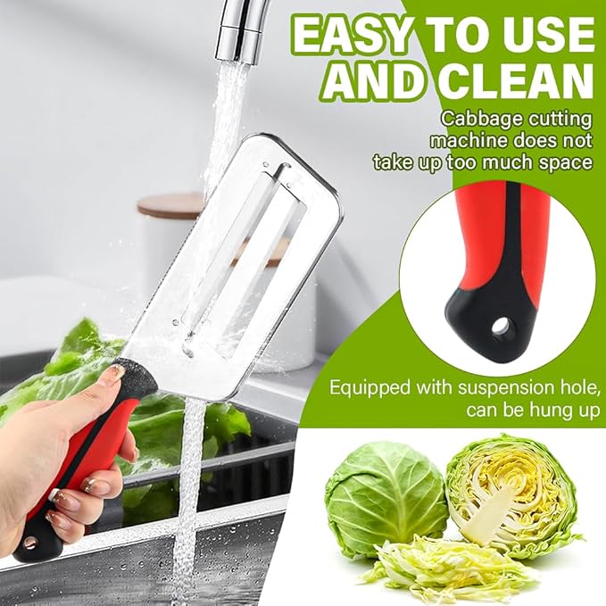 Cabbage Shredder Lettuce Chopper-Lettuces Shredder- Cabbage-Chopper-Shredders,Stainless Steel Kitchen Knife for Sauerkraut-Cabbages-Cutter-Lettuce-Cutter, for Sauerkraut, Coleslaw
