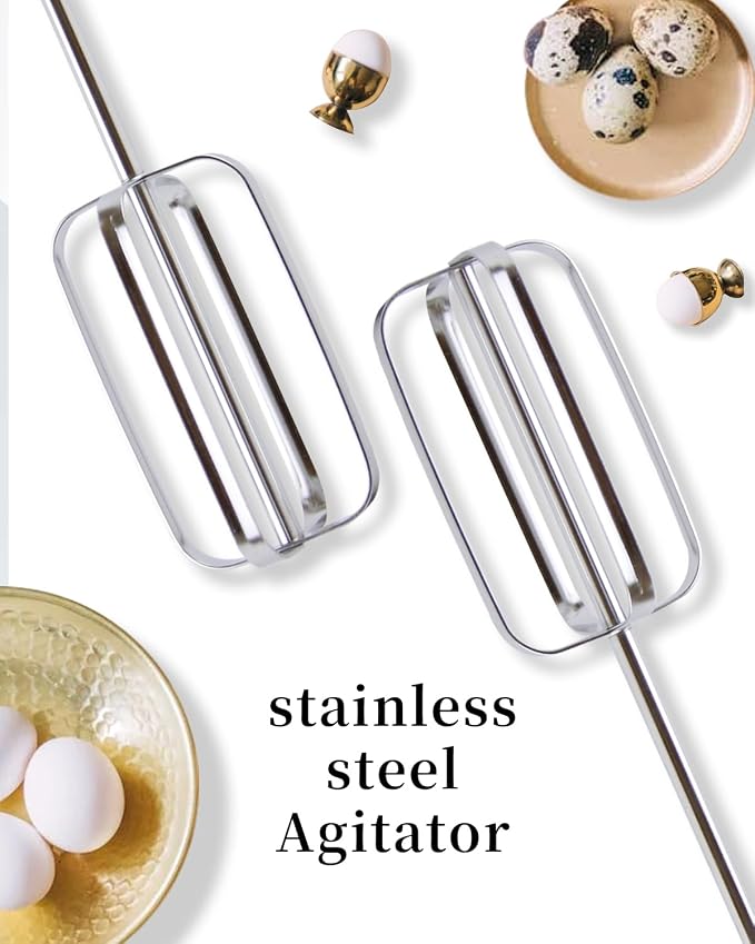 2 Pcs Hand Mixer Attachments Beaters, Hand Mixer Beaters Attachments Kitchen Stainless Steel Replacement Parts for Hamilton Beach 62682RZ 62692 62695V 64699 Mixer
