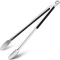 17" Extra Long Metal Tongs,Grilling Tongs,Stainless Steel Tongs for Cooking | Heat Resistant Heavy Duty Grill Tongs BBQ Tongs for Cooking, Grilling, BBQ/Barbecue, Food (17 inch)