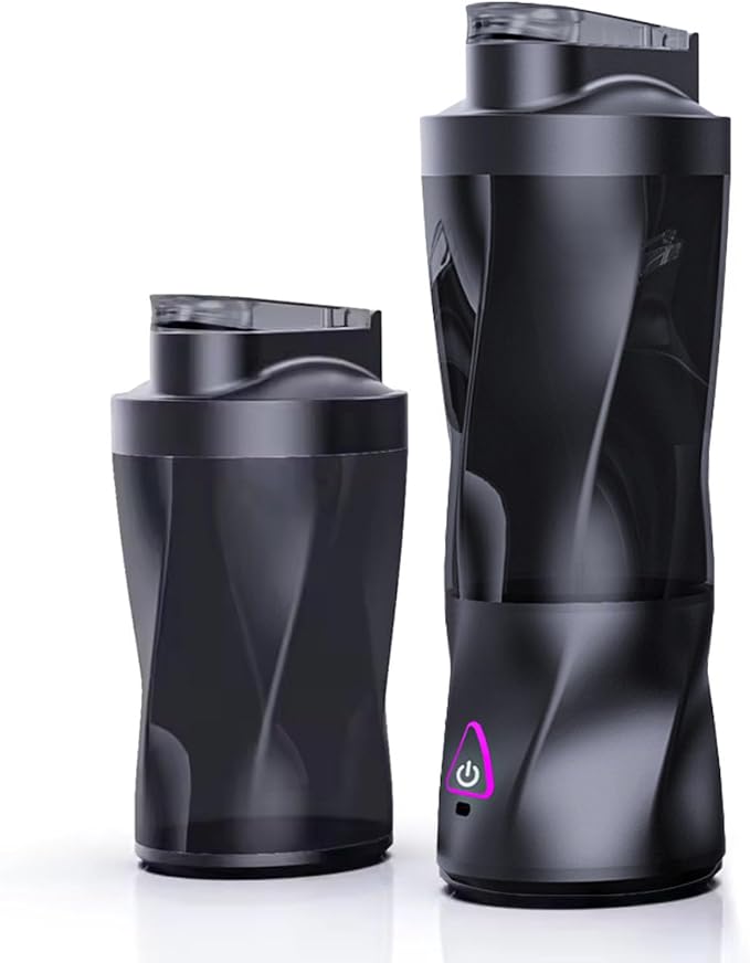 Portable Blender: 360W High-Power Motor, 6000mAh Long-Lasting Battery, 23oz Travel Smoothie Maker with Anti-Jam Blade, BPA-Free for Shakes & Ice Crushing,Fresh Fruit Juice/Smoothie, Home Use 【Black】