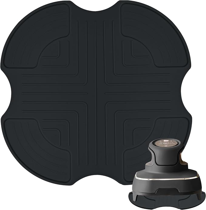 Air Fryer Silicone Trivet Mat 10.6 Inch, Heat Resistant Hot Pads for Ninja Crispi Glass Air Fryer Accessories, Non-Slip Countertop Protector, Easy to Clean