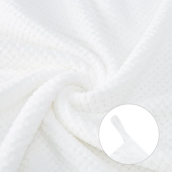 Bath Towel Set Pack of 2, 35 x 70 Inches Large Microfiber Bath Towels, Soft, Absorbent, and Quick Dry Towels for Bathroom, Pool, Beach, Swim, and Yoga, Large Bathroom Towels(2PCS White)