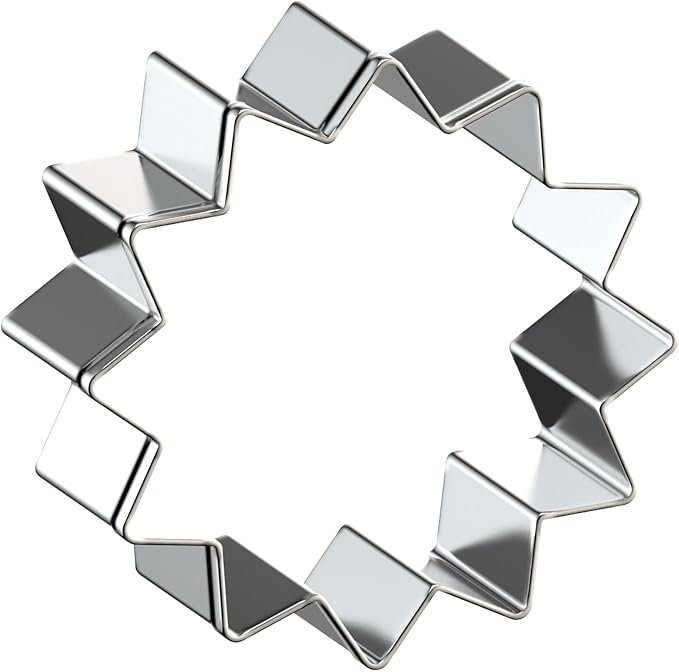 Sunflower Cookie Cutter Set Large - 5 Inch, 4 Inch, 3 Inch, 2 Inch - Sun Cookie Cutters Shapes Molds - Stainless Steel