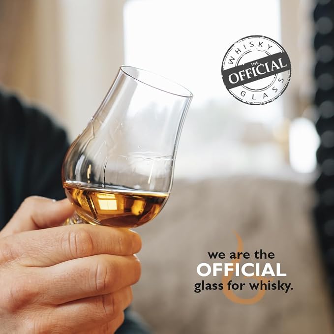 GLENCAIRN Whiskey Glass, Gift Set of 2 in Twin Carton | Glencairn Official Whisky Glass | Twin Pack