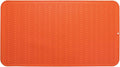 MicoYang Silicone Dish Drying Mat for Multiple Usage,Easy clean,Eco-friendly,Heat-resistant Silicone Mat for Kitchen Counter or Sink,Refrigerator or Drawer Liner Orange 4XL 32 inches x 18 inches