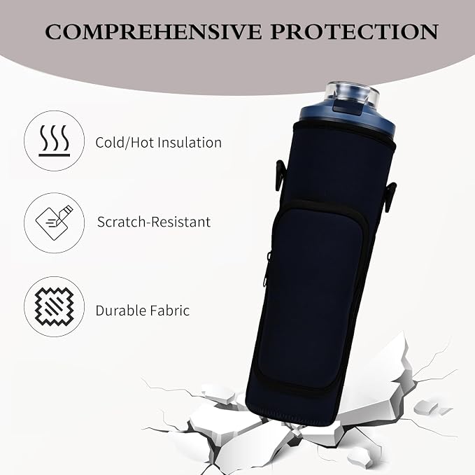 Portable Blender Storage Bag Sleeve for Ninja Blast Max Portable Blender | with Shoulder Strap and Accessory Pocket for Ninja Blast Max BC251NV/BC251GY/BC251MT/BC251PK/BC251LD Portable Blender