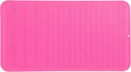 MicoYang Silicone Dish Drying Mat for Multiple Usage,Easy clean,Eco-friendly,Heat-resistant Silicone Mat for Kitchen Counter or Sink,Refrigerator or Drawer Liner Rose 4XL 32 inches x 18 inches