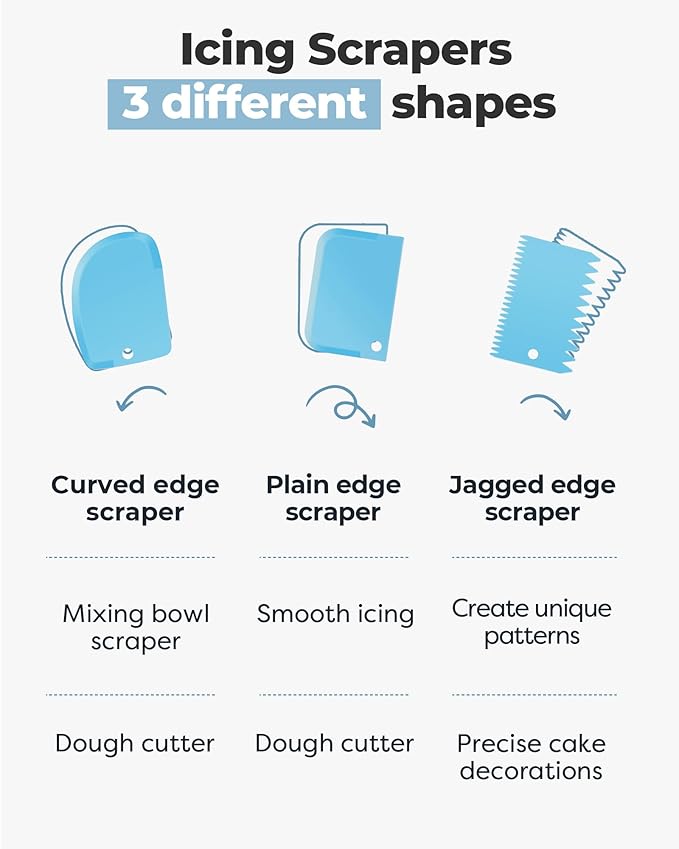 Kootek 71 Cake Decorating Kit Baking Supplies Tools for Beginners & Pros | Cake Stand Turntable, Icing Piping Tips, Disposable Reusable Pastry Bag, Spatulas, Video Tutorial, Pattern Chart