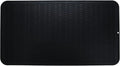 MicoYang Silicone Dish Drying Mat for Multiple Usage,Easy clean,Eco-friendly,Heat-resistant Silicone Mat for Kitchen Counter or Sink,Refrigerator or Drawer Liner Black 4XL 32 inches x 18 inches