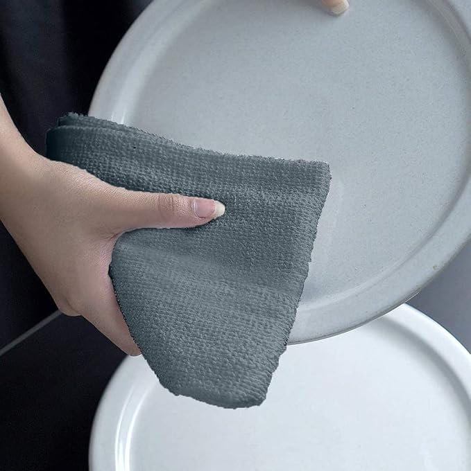 Avalon Towels Bar Towels (Pack of 120) Size 14x17 Inches – 100% Cotton, Absorbent and Reusable Cleaning Rags, Multipurpose Cleaning Towels, Terry Cloth Rags, Durable Shop Rags (Grey)