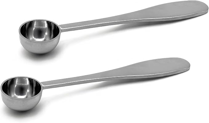 BlendWell Stainless Steel Matcha Spoons, Pack of 2, 1 Gram Measuring Spoons for Matcha Powder, Durable and Dishwasher Safe