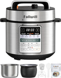Fullwill Dual-Pot Electric Pressure Cooker 6+5QT, 12-in-1 Multi-Cooker for Pressure Cooking, Soup, Yogurt, Stew, Rice，Suitable for family meals and gatherings
