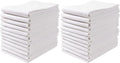 Flour Sack Dish Towels for Kitchen, 24 Pack, 28x28 - Lint-Free, Super-Absorbent Cotton Tea Towels for Kitchen Drying, Bread Proofing, Baking, Crafting, Embroidery