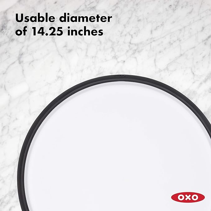 OXO Good Grips Lazy Susan Turntable, 16-Inch | White | Pack of 2