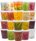 Dealusy 50 Set 32 oz Deli Containers with Lids | Leak-Proof BPA Free Plastic Take Out Bowls, Food Storage Containers for Takeout, Freezer, Microwave & Dishwasher Safe