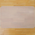 MicoYang Silicone Dish Drying Mat for Multiple Usage,Easy clean,Eco-friendly,Heat-resistant Silicone Mat for Kitchen Counter or Sink,Refrigerator or Drawer Liner Translucent 3XL 28 inches x 18 inches