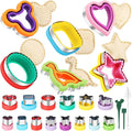 laxizar 20 Pcs Sandwich Cutters Cookie Cutters Uncrustable Bread Maker