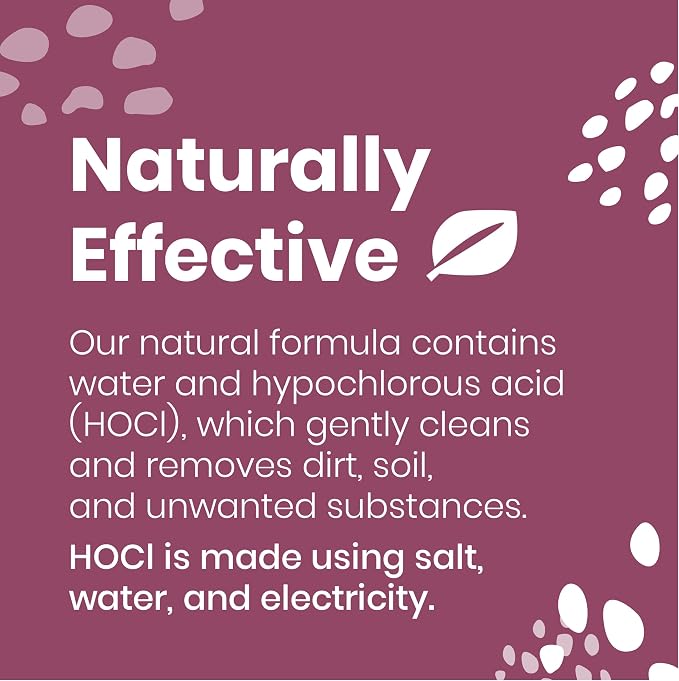 Fruit & Vegetable Wash, Non-Toxic Cleaner, 32oz Spray, 2ct | Fresh Extend, Hypochlorous Acid Spray, Clean Produce, Remove Wax and Dirt, Food Safe, Fragrance-Free, No Chemical Residue