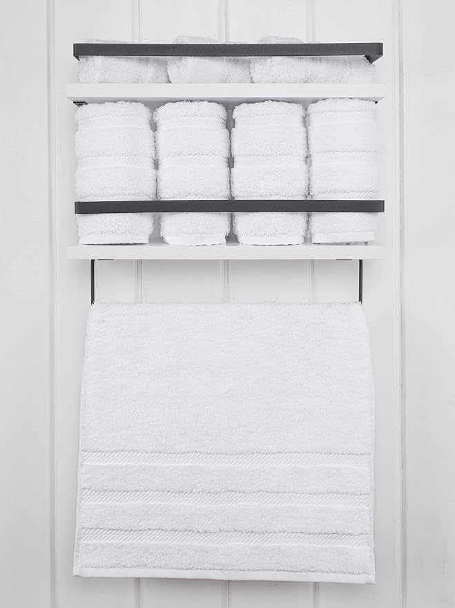 American Soft Linen 100% Cotton Luxury Turkish Towels, 4 PC Hand Towel Set | Soft Absorbent Quick Dry OEKO Tex Standard 100 Certificated Durable Machine Washable Premium Hotel Quality