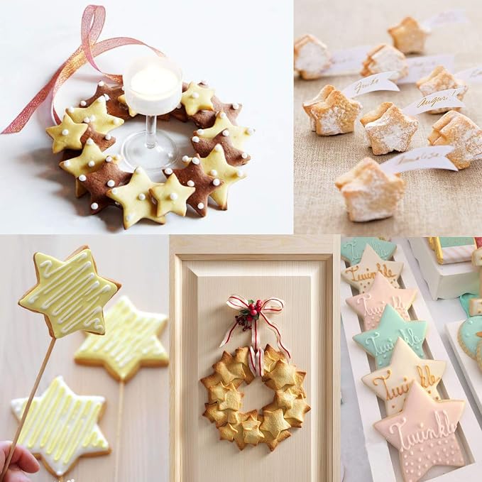 Stars Cookie Cutter, Pack of 5